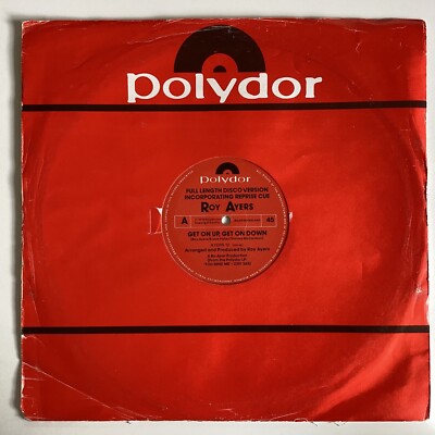 Roy Ayers get on up, get on down, 12  45 SINGLE VINYL 1978 Soul Jazz funk (m