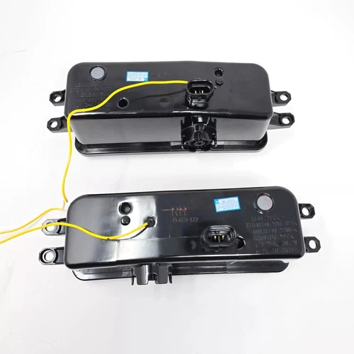 For 2024 2025 Toyota Tacoma LED Fog Light Kit with Amber LED Signal Light Clear Lens Wires Switch Relay