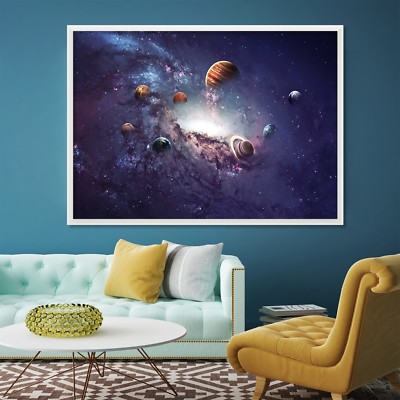 3D Planet Galaxy 48 Gerahmt Poster Daheim Dekor Drucken Malerei Kunst AJ