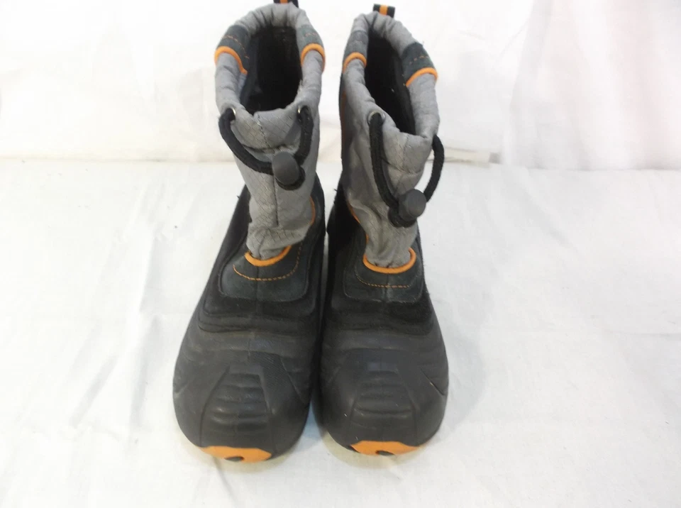  Niños Guarnición Estilo Azul Marino Bolsos Niños Azul/Negro/Naranja Talla 12 Botas 100245 Foto 2 de 4