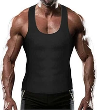 The Kewlioo Sauna Vest Men Slimming Body Belly Shaper Underwear Waist Girdle New