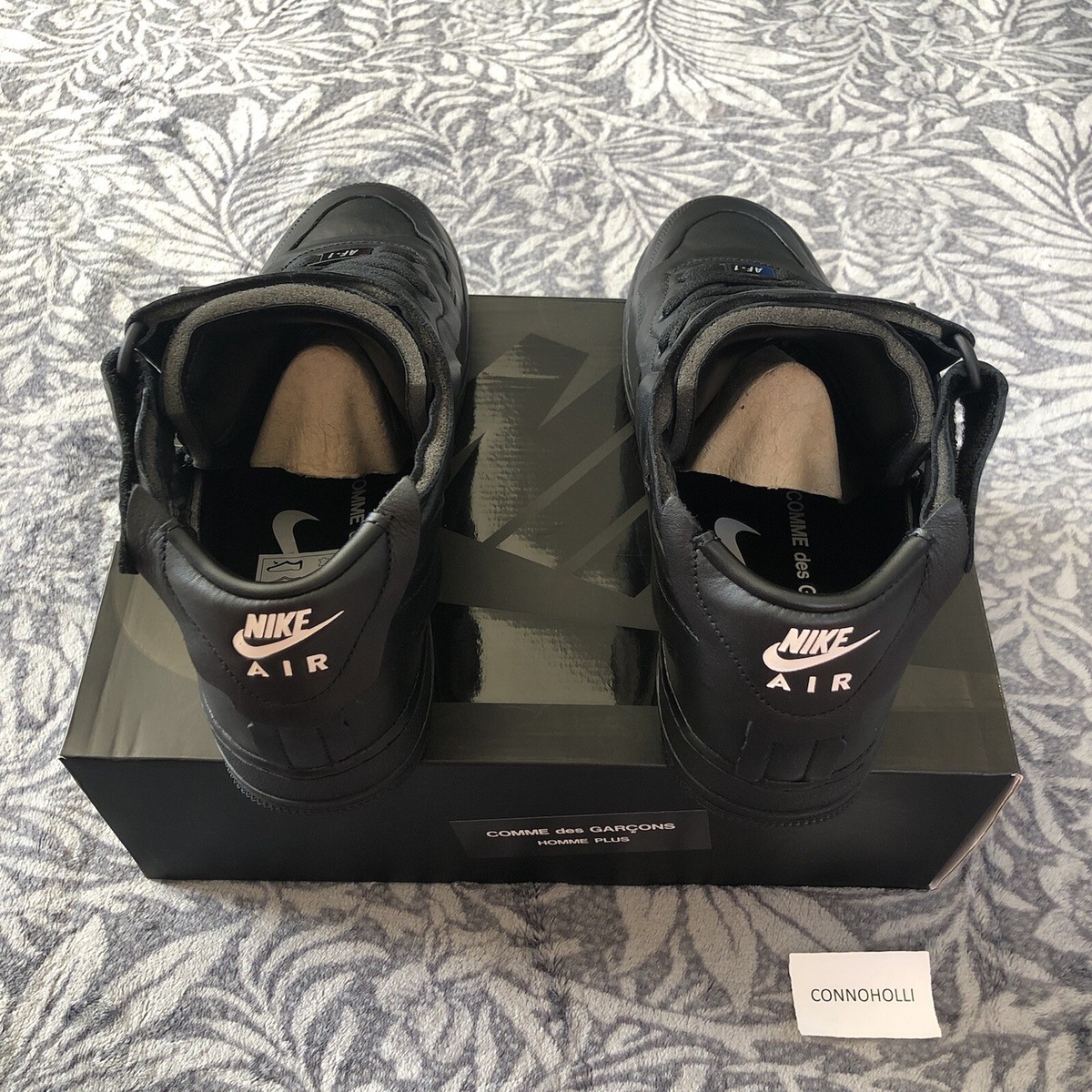 cdg af1 black
