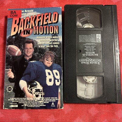Backfield in Motion (VHS, 1993) Roseanne Arnold Tom Arnold OOP