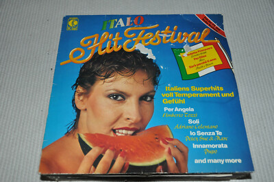 VA Sampler - Italo Hit Festival - Italo Pop Top Hits- 80s 80er - Album Vinyl LP 