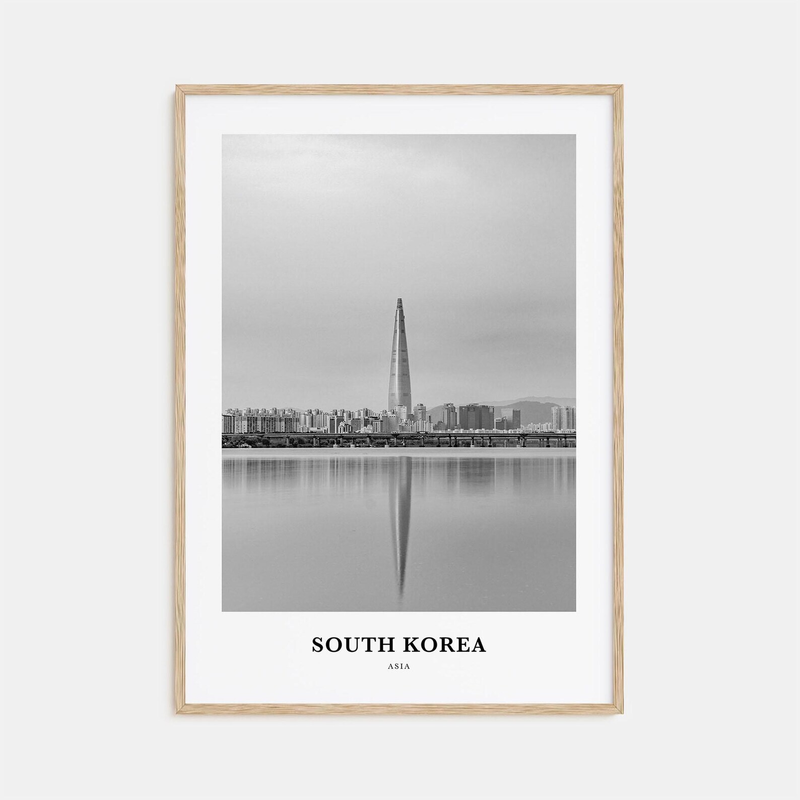 South Korea Wall Art South Korea Wall Decor South Korea Poster South Korea Home
