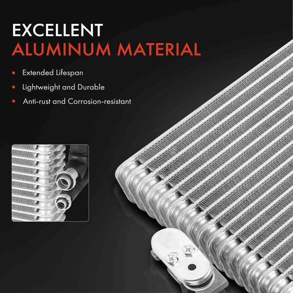 Núcleo evaporador de aire acondicionado para Saab 9-3 2003-2011 9-3X 2,0 L 2,8 L placa aleta frontal Foto 3 de 4