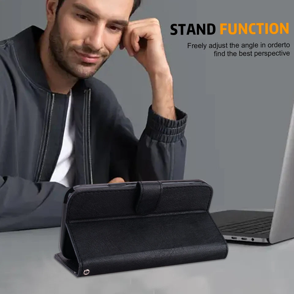 For LG K51 K41S K51S Flip Stand Wallet Book Leather Phone Case Cover - Image 4 of 4