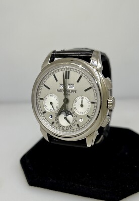 Patek Philippe White Gold Perpetual Calendar Chronograph Men's