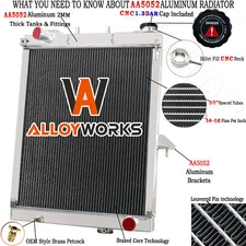 3 Row Radiator For 2004-2009 Dodge Durango 2007-2009 Chrysler Aspen 4.7L 5.7L