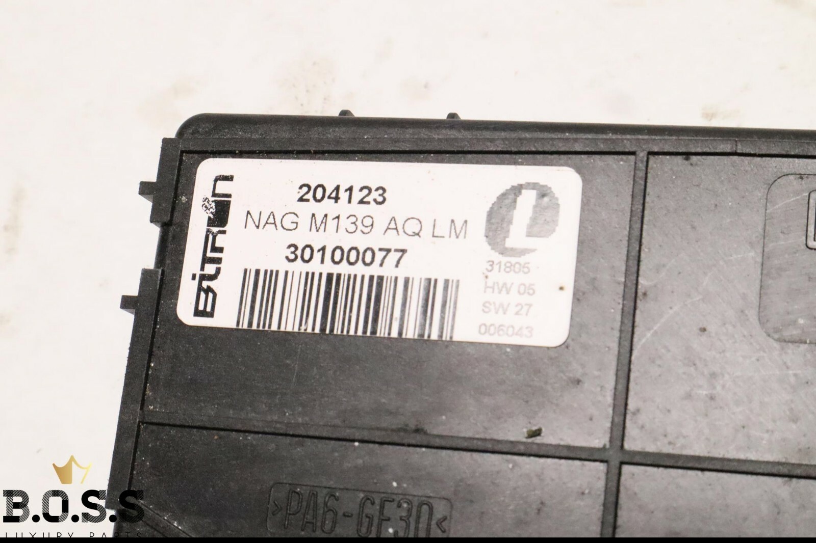 +B601 - M139 MASERATI 03-12 QUATTROPORTE FRONT LEFT DRIVER SEAT CONTROL MODULE
