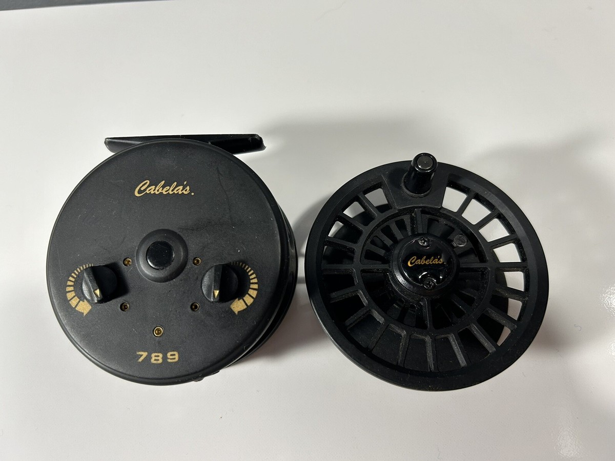 cabela's large arbor fly reels Cabela's 789 Graphite Fly Reel and Extra Spool