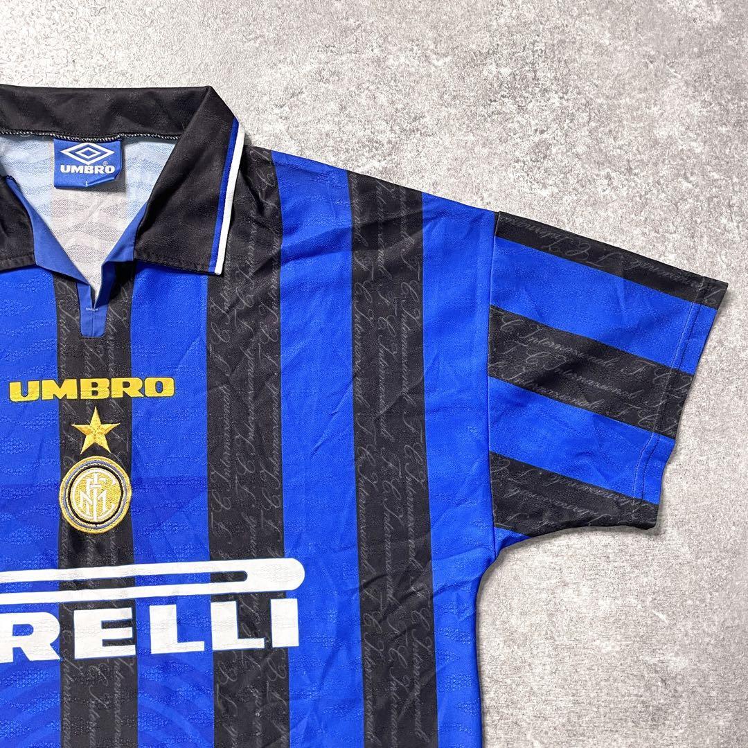 Vintage Inter Milan 97-98 Home Size L Umbro Jersey Original Vintage Inter Milan 97-98 Home Size L Umbro Jersey Original