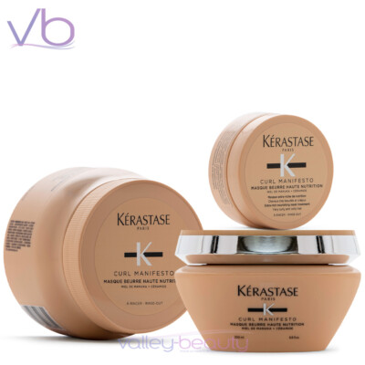 KERASTASE Curl Manifesto Masque Beurre Haute Nutrition, Mask for Curly Hair
