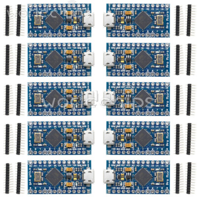 1-10PCS Micro USB/Type-C Pro Micro ATMEGA32U4 Board For Arduino Replace Pro Mini