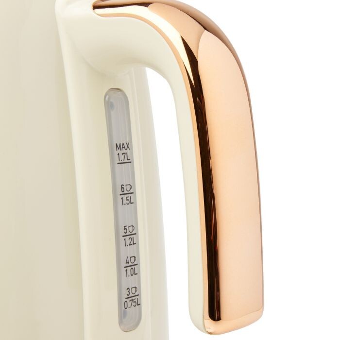 Haden Cream and Copper Kettle and 4 Slice Toaster Set eBay