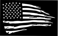 Stencil DISTRESSED AMERICAN FLAG Template Signs Paint Extra Lg Sz 10.5" x 16.5"