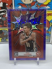 Trae Young Purple Holo MY HOUSE 2020-21 Panini Donruss Optic Basketball No.17
