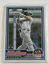Maxwell Clark 2023 Panini Stars & Stripes Base #42 USA Baseball Card