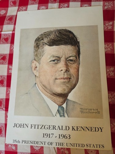 John Fitzgerald Kennedy (Norman Rockwell) 35th President of the United States - Picture 2 of 6