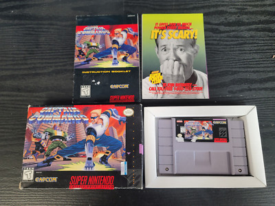 Captain Commando  for Super Nintendo SNES Complete In Box CIB Great Shape