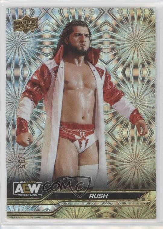 2024 Upper Deck AEW All Elite Wrestling Gold Pyro 11/35 Rush #44 0nr3