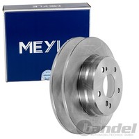 2X Meyle Bremsscheiben 278Mm Hinten Passend FÜR Chrysler Crossfire