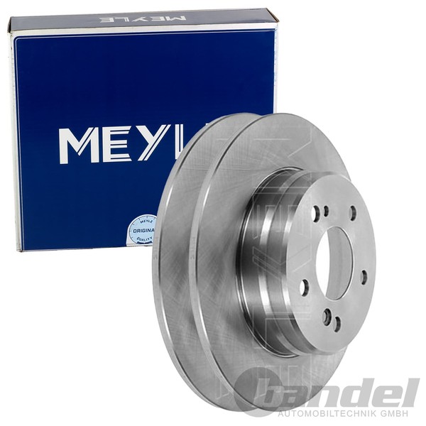 2X Meyle Bremsscheiben 278Mm Hinten Passend FÜR Chrysler Crossfire-image