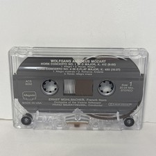 Wolfgang Amadeus Mozart Horn Concerto No. 1 2  3 Vintage Cassette Tape