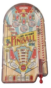 SCHYLLING Hi Score Handheld Retro Pinball Game Vintage Style Gift Arcade Toy