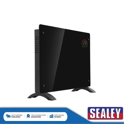Sealey Baridi Elektrische Glasscheibenheizung 1500W WLAN fähig Schwarz DH137