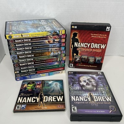 LOT OF 15 Nancy Drew HER Interactive Mystery Games - Windows XP, Vista, 7, Mac