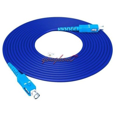 20M Armored Cable Fiber Patch Cord SC UPC to SC UPC SM 9/125 3.0mm Single Core *