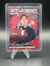 2024 Panini Prizm Draft Picks #SO-JS Julian Sayin Student Orientation Red Ice