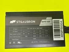 OEM STGAUBRON SKPS 500 BNPS004 80 Plus 500W Non Modular Power Supply   10