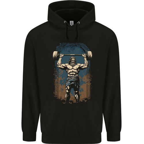 T-shirt De Sport Homme Haltérophilie MMA Avec Motif Crâne - Couleur Multiple, Coupe Ample