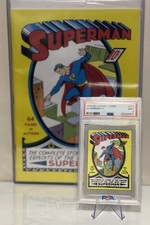 1992 DC COMICS CARD SUPERMAN SERIES 1 CARD 177 GRADED PSA 9 MINT