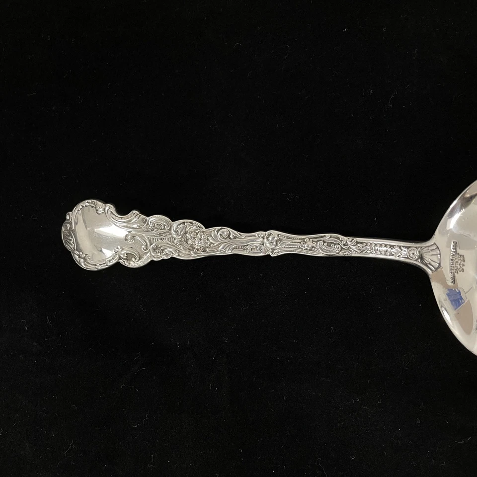 Gorham Versailles 1888 servidor de peces plata esterlina figura floral 10" Foto 4 de 4