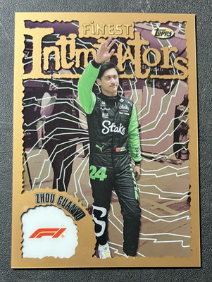 Zhou Guanyu ZHO-IC - 2024 Topps Finest Intimidators Insert Formula 1 F1 Card  NM