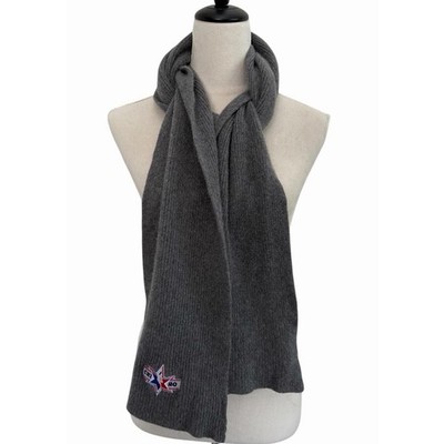 Portolano Gray 100% Cashmere Scarf NBA All Star 2020 Chicago Basketball