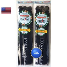 RastAfri Retailer 3X Braid 54" Pre-stretched 2-Pack