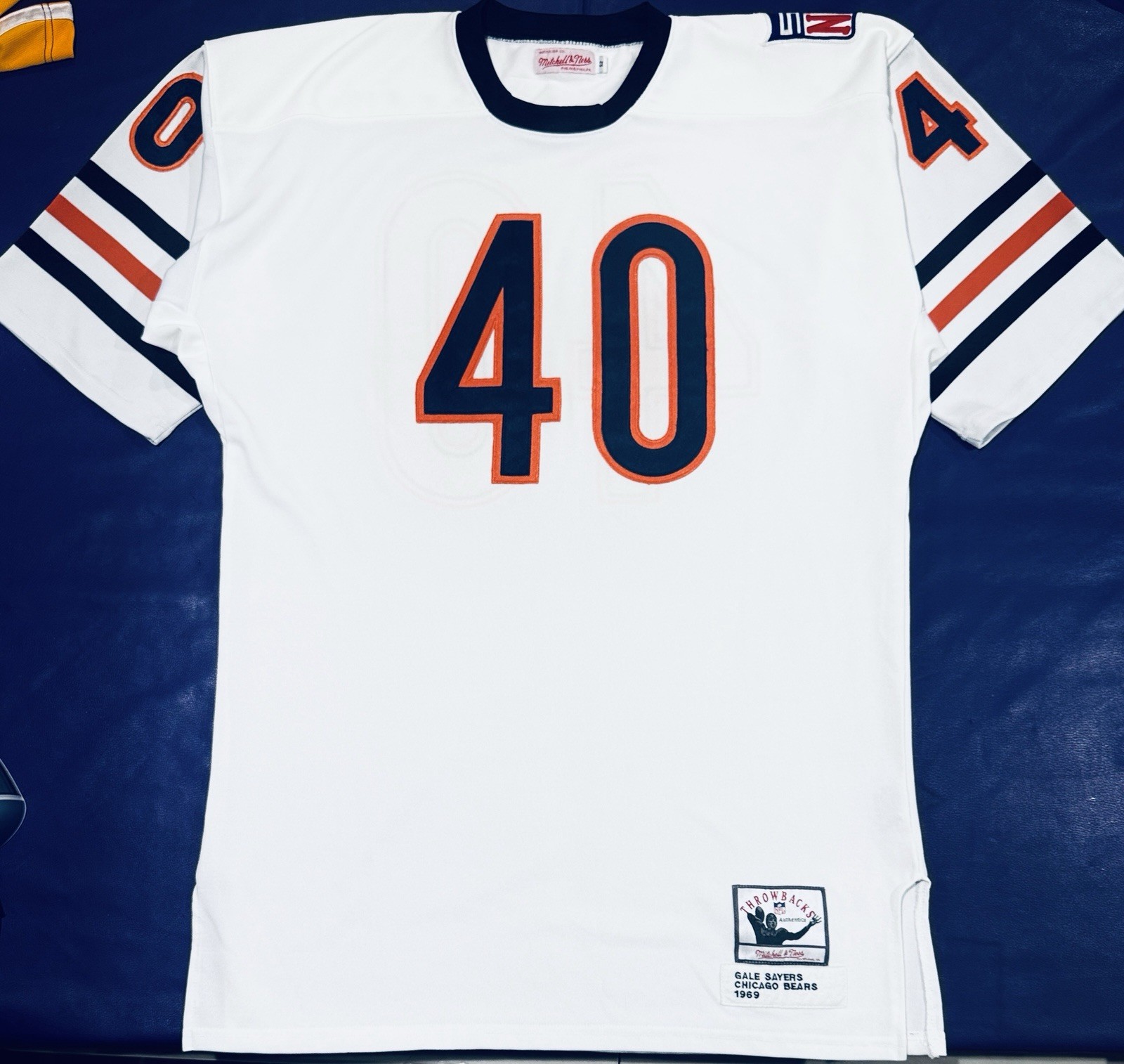 Authentic 1969 Gale Sayers #40 Mitchell & Ness Chicago Bears Jersey 52 Korea Run
