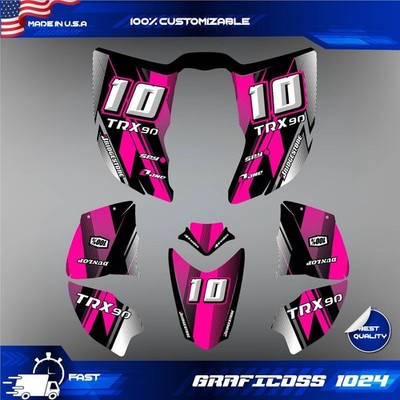 ATV Graphics Kit Sticker Decal for Honda TRX 90 2006-2024