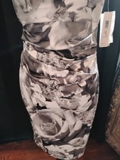 Nwt  ELIZA J EMBELLISHED FLORAL PRINT SHEATH  DRESS sz 2 
