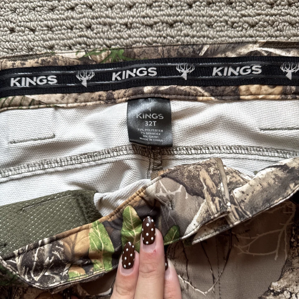 KINGS CAMO XKG Men’s Ridge Pant. size 32T RealTree Edge. New with OUT tags. - Image 3 of 4