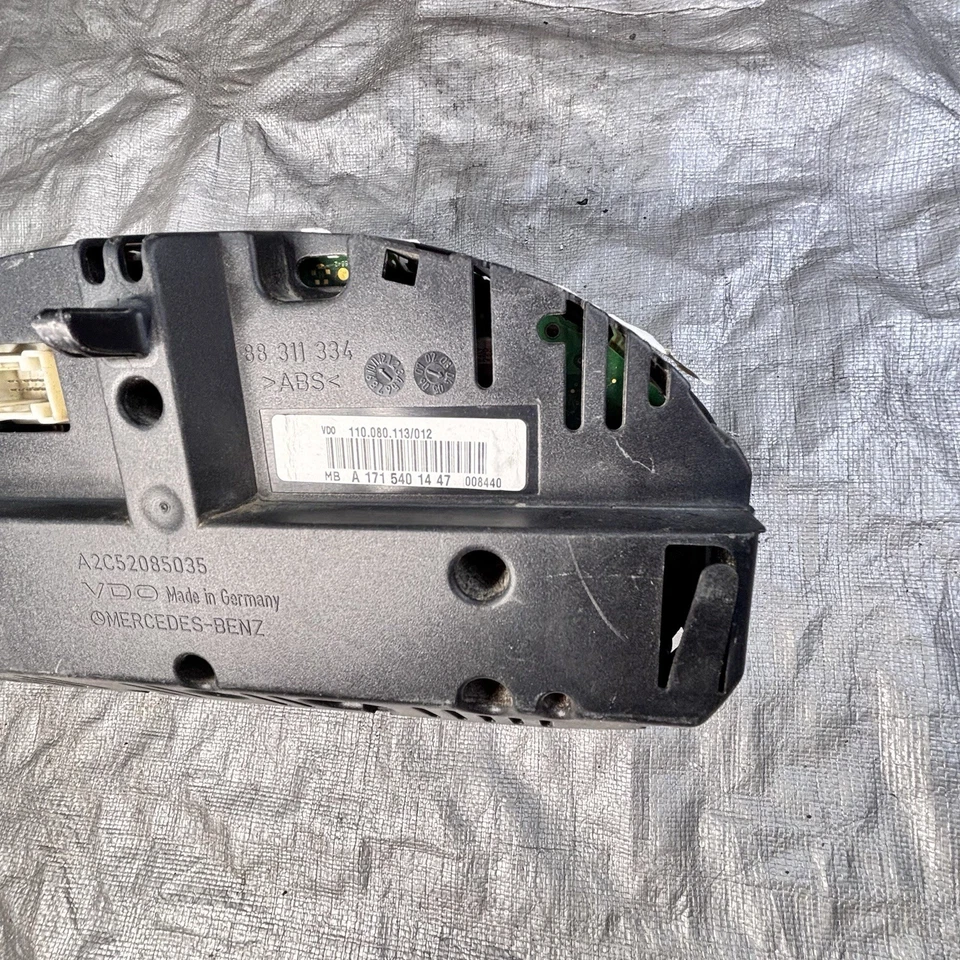 Cuadro de instrumentos velocímetro Mercedes R171 SLK280 SLK350 2005-2011 FABRICANTE DE EQUIPOS ORIGINALES Foto 4 de 4