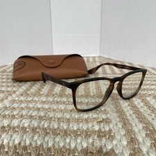 Ray-Ban Eyeglasses Frames RB7074 5365 Matte Rubberized Havana Tortoise 52-18-145