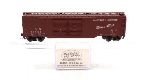 Coche de caja Atlas 36362 escala N L&N 50' DD #98021 LN/caja | Condition: Used