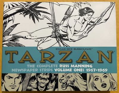 Tarzan The Complete Russ Manning Newspaper Strips Volume One: 1967-1969 HC DJ VG