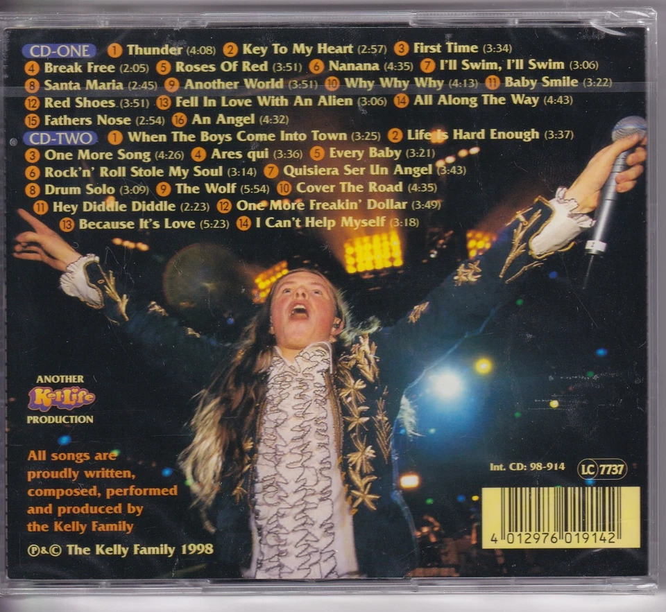 -1007- The Kelly Family - Live Live Live -Doppel-CD- neu/OVP - Bild 2 von 2