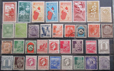 Timbres classiques, ob ou neuf, anciens ou surchargés tous états tous pays NU99